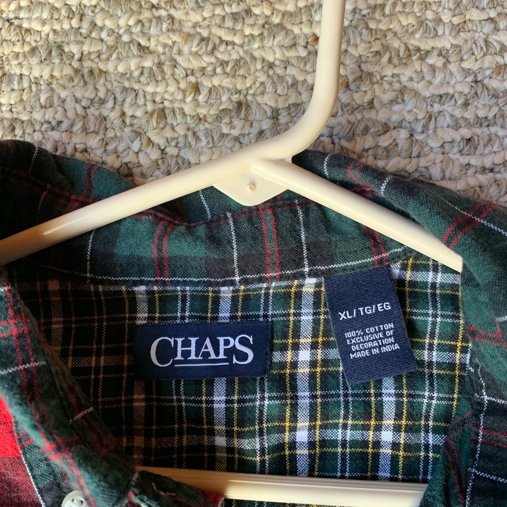 Chaps Multi-Color Button Up - Picture 3 of 3